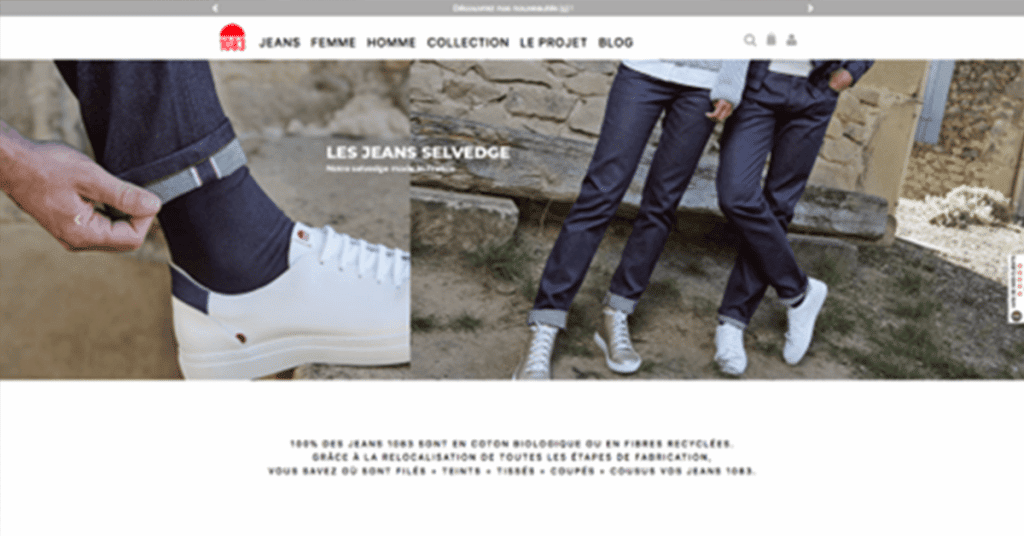 1083 : un site en .fr pour un jean made-in-France